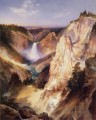 Grandes Cataratas de Yellowstone Escuela de las Montañas Rocosas Thomas Moran